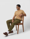 Timberland Embroidered Tee Established 1973 Beige T-shirt Uomo - 5