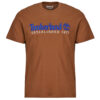 T-shirt uomo Timberland  Embroidered Tee Established 1973  Marrone Timberland 198268957607