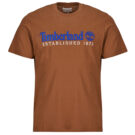 Timberland Embroidered Tee Established 1973 Marrone T-shirt Uomo - 1
