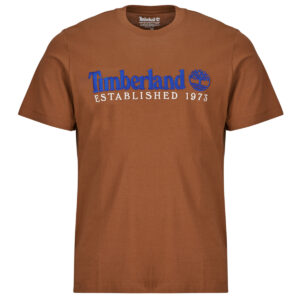 T-shirt uomo Timberland  Embroidered Tee Established 1973  Marrone Timberland 198268957607