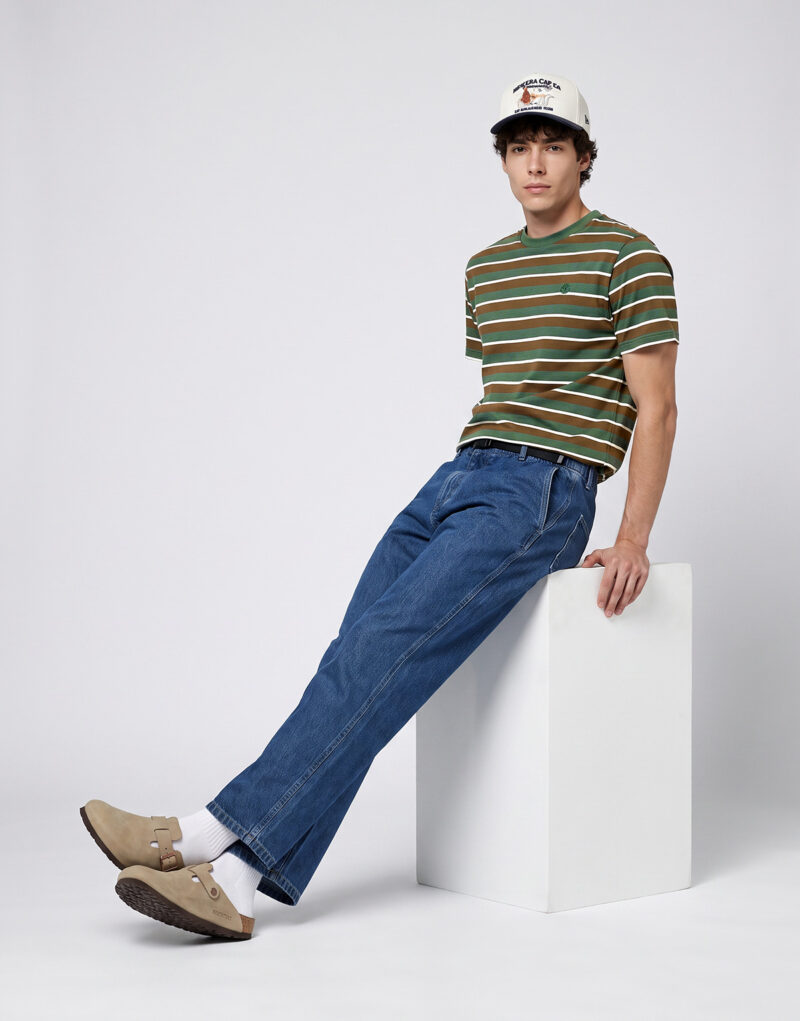 Timberland Stripe Tee Marrone T-shirt Uomo - 3