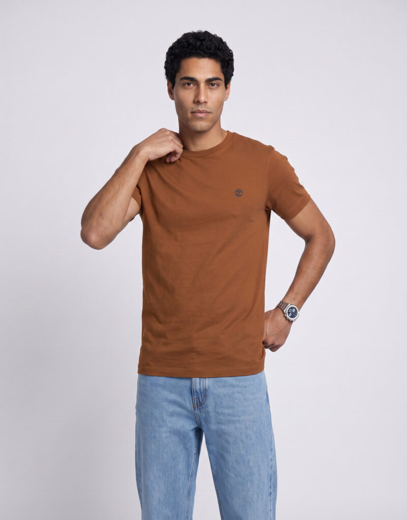 Timberland Tee Slim Dunstan River Marrone T-shirt Uomo - 2