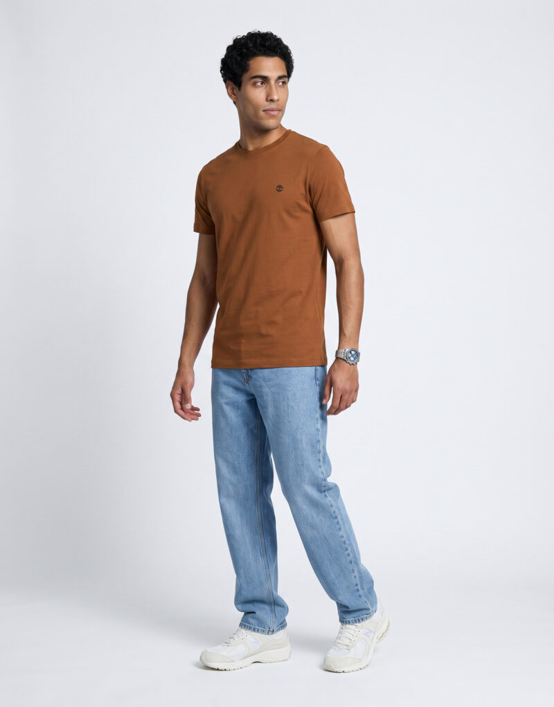 Timberland Tee Slim Dunstan River Marrone T-shirt Uomo - 3