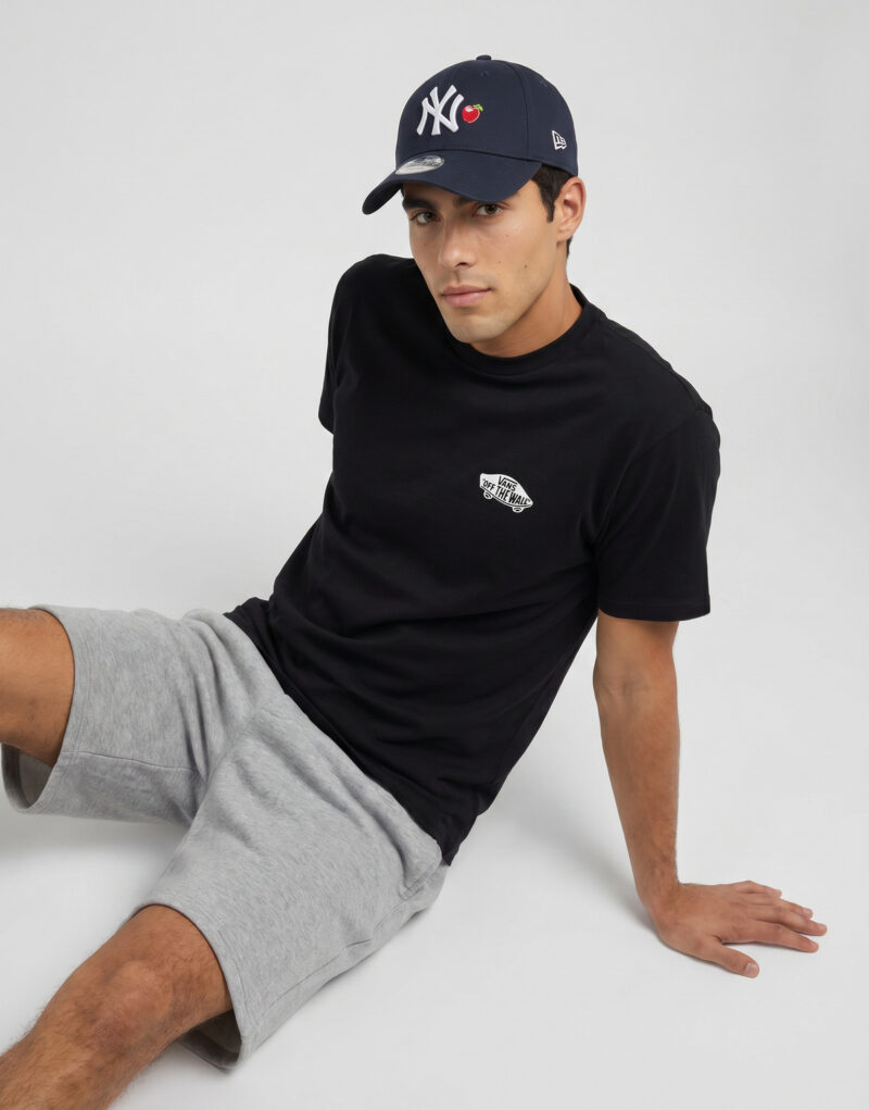 Vans DOUBLE STANDARD SS TEE Nero T-shirt Uomo - 5