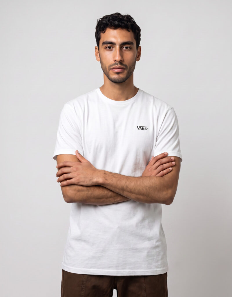 Vans NEW LEFT CHEST SS TEE Bianco T-shirt Uomo - 2