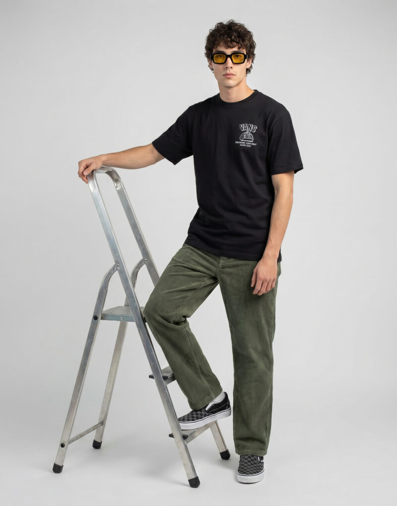 Vans REFURBED SSTEE Nero T-shirt Uomo - 5