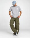 Vans STACKED HI SS TEE Grigio T-shirt Uomo - 3