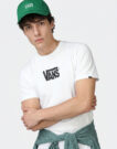 Vans STRETCH LOGO SS TEE Bianco T-shirt Uomo - 5