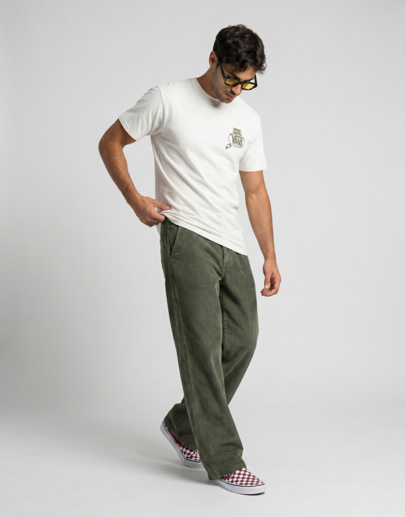 Vans TRASHY SSTEE Bianco T-shirt Uomo - 3