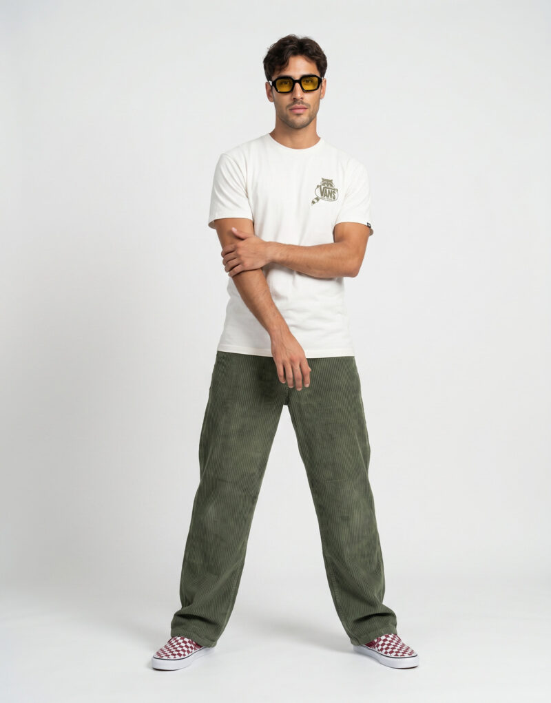 Vans TRASHY SSTEE Bianco T-shirt Uomo - 4