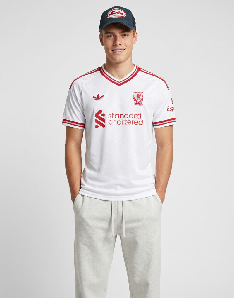 adidas Liverpool FC 26/27 Away Jersey Bianco T-shirt Uomo - 2