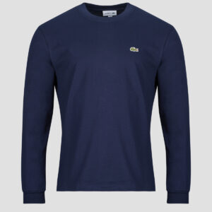 T-shirts a maniche lunghe uomo Lacoste  T-shirt manches longues en jersey de coton  Marine Lacoste 3617073949852