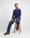 Timberland Tree Embroidered Exterer River Slim Marine T-shirts a maniche lunghe Uomo - 5
