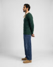 T-shirts a maniche lunghe Timberland Tree Embroidered Exterer River Slim Verde T-shirts a maniche lunghe Uomo - 3