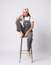 Levis FL BAGGY OVERALL Nero Tuta / Jumpsuit Donna - 5