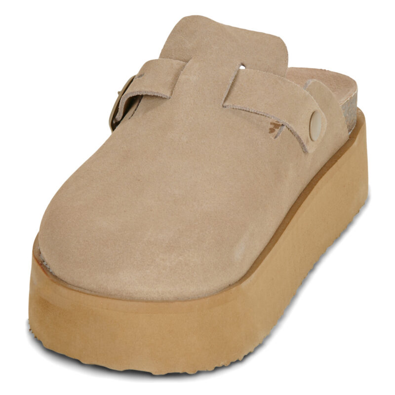 D.Franklin Vibe Clog Basic Platform Beige Zoccoli Donna - 3