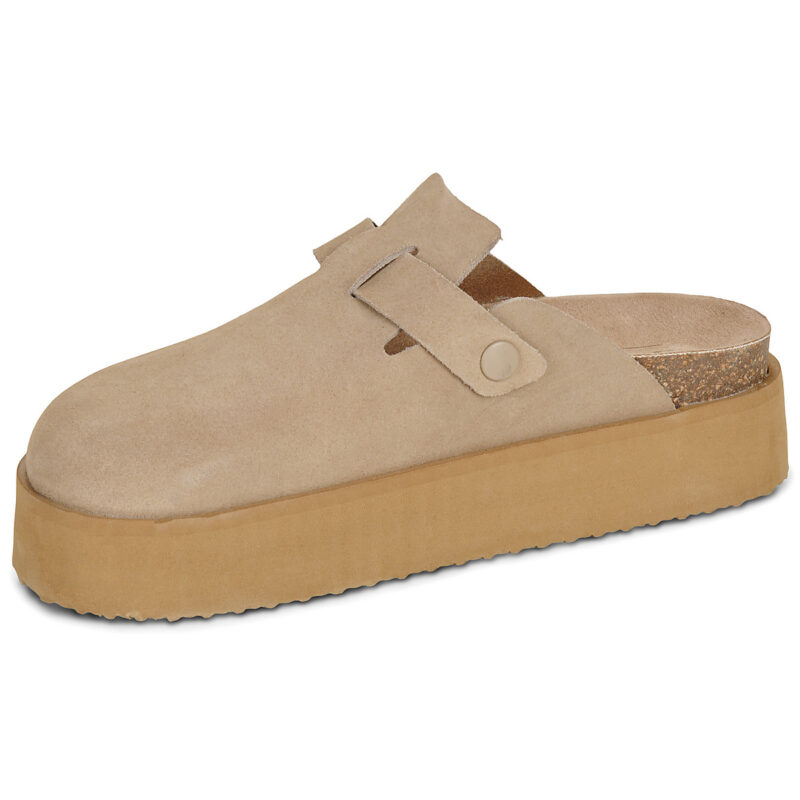 D.Franklin Vibe Clog Basic Platform Beige Zoccoli Donna - 4